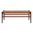 Cody Tan Leather Bench by Ashcroft Imports at Eve Furniture