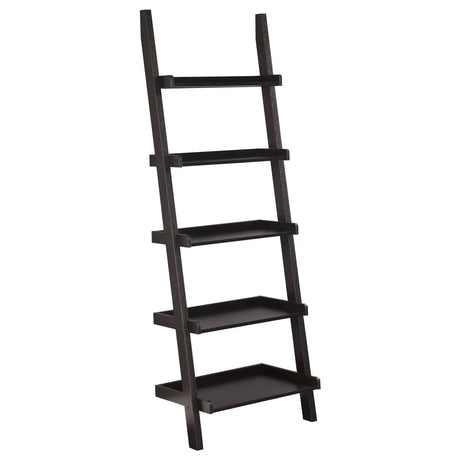 Colella Cappuccino 3-Piece Storage Ladder Bookcase Set by Coaster at Eve Furniture