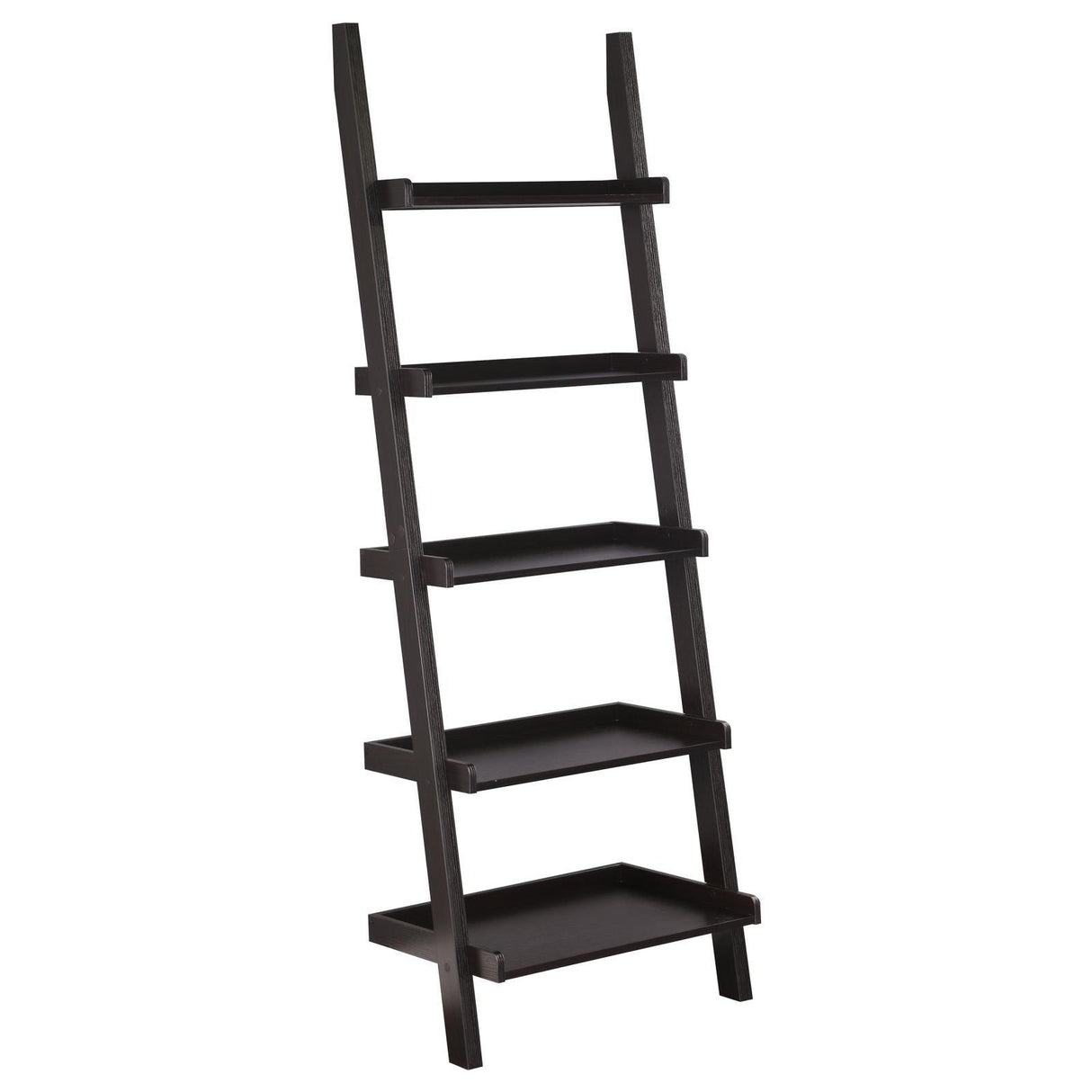 Colella Cappuccino 5-Shelf Ladder Bookcase by Coaster at Eve Furniture