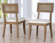 Colvin Cane Side Chair, Brown by Steve Silver at Eve Furniture