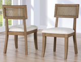 Colvin Cane Side Chair, Brown by Steve Silver at Eve Furniture