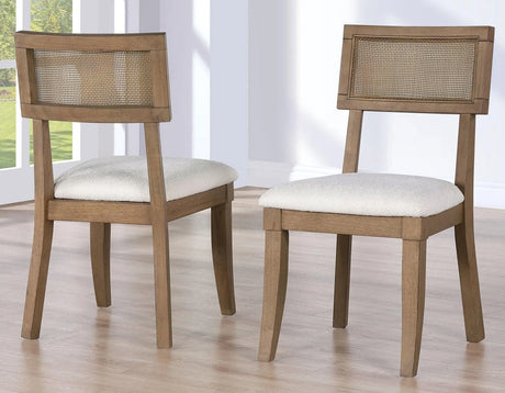Colvin Cane Side Chair, Brown by Steve Silver at Eve Furniture