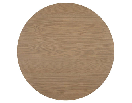 Colvin Toffee Finish 36″ Round Castered Coffee Table by Steve Silver at Eve Furniture