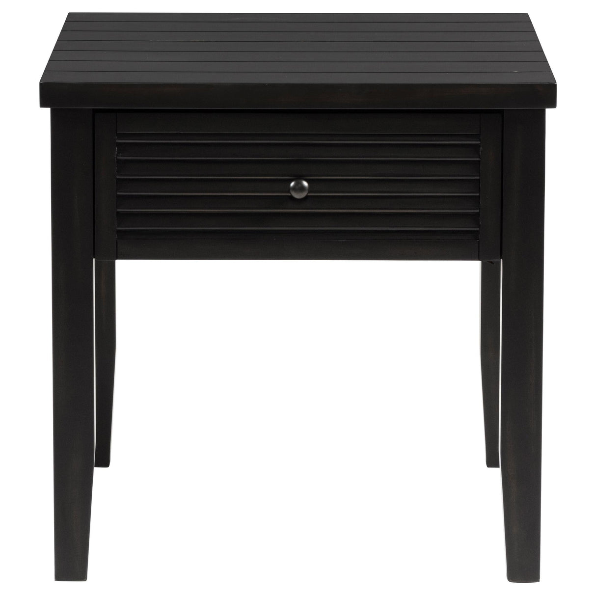 Concord Distressed Java 1-Drawer Square End Table by Coaster at Eve Furniture