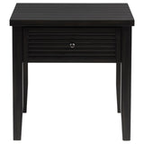 Concord Distressed Java 1-Drawer Square End Table by Coaster at Eve Furniture