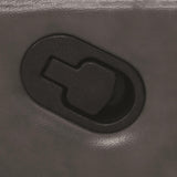 Conrad Gray Upholstered Motion Glider Recliner by Coaster at Eve Furniture