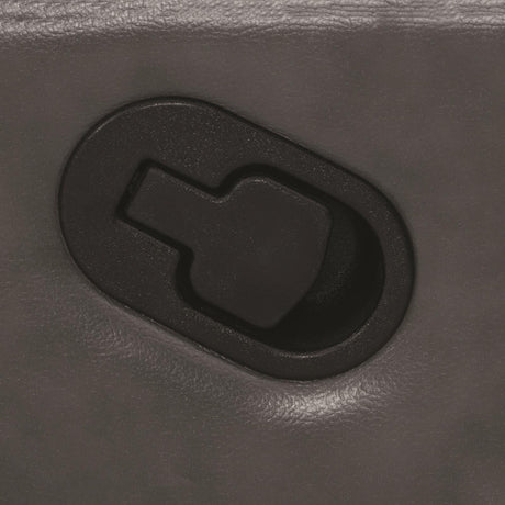 Conrad Gray Upholstered Motion Glider Recliner by Coaster at Eve Furniture