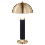 Conroe Black 28-inch Dome Shade Pillar Table Lamp, Set of 2 by Coaster at Eve Furniture
