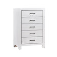 Corbin White Chest by Homelegance at Eve Furniture