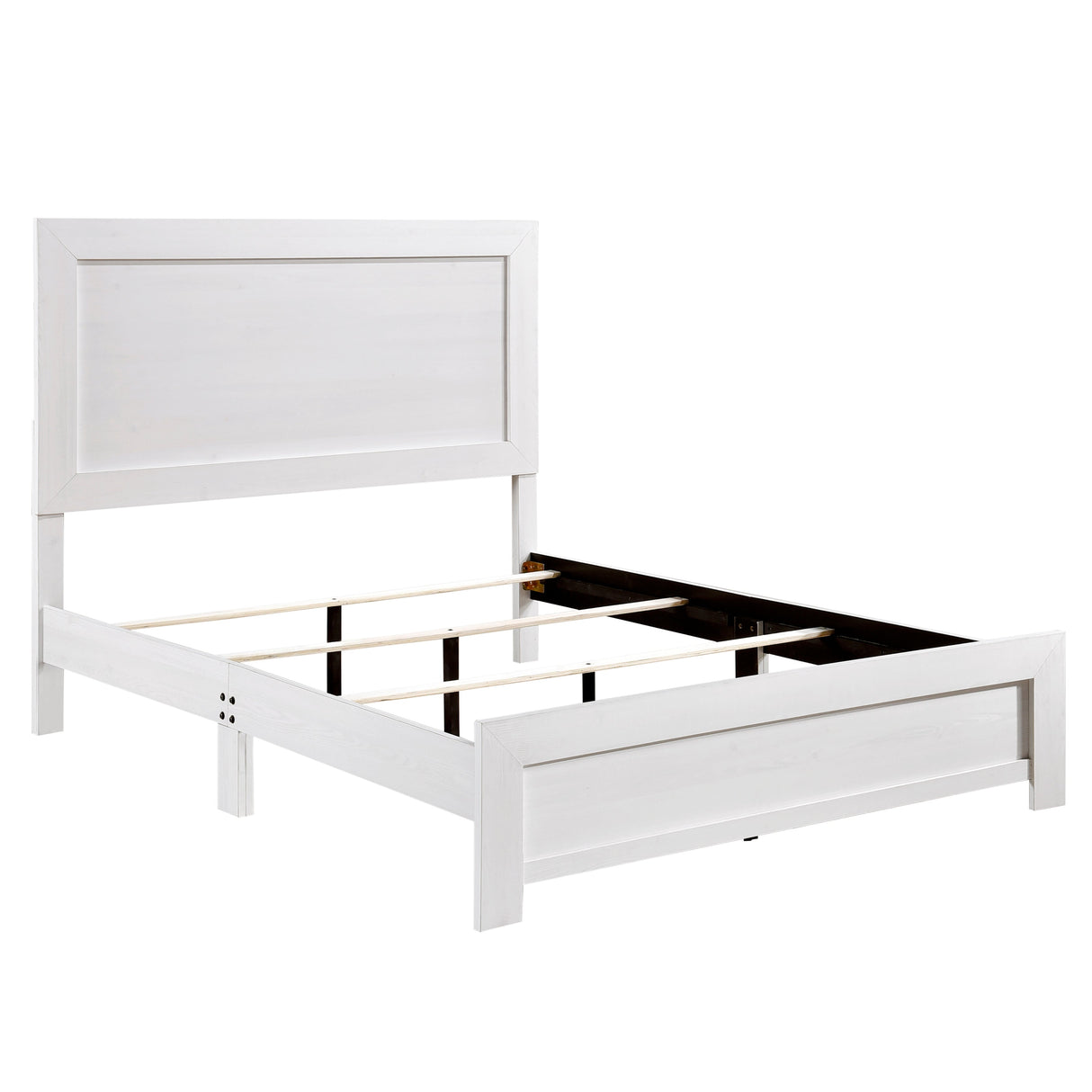 Corbin White King Panel Bed by Homelegance at Eve Furniture