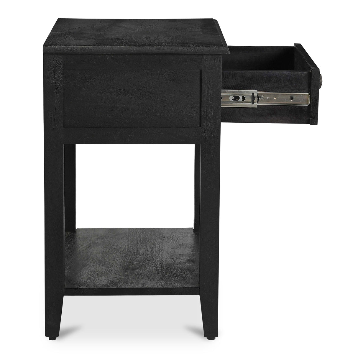 Corrine Antique Black Nightstand by Moe's Home at Eve Furniture