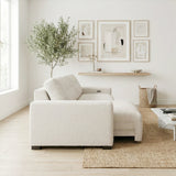 Corston Beige Linen PWR Slider Sofa