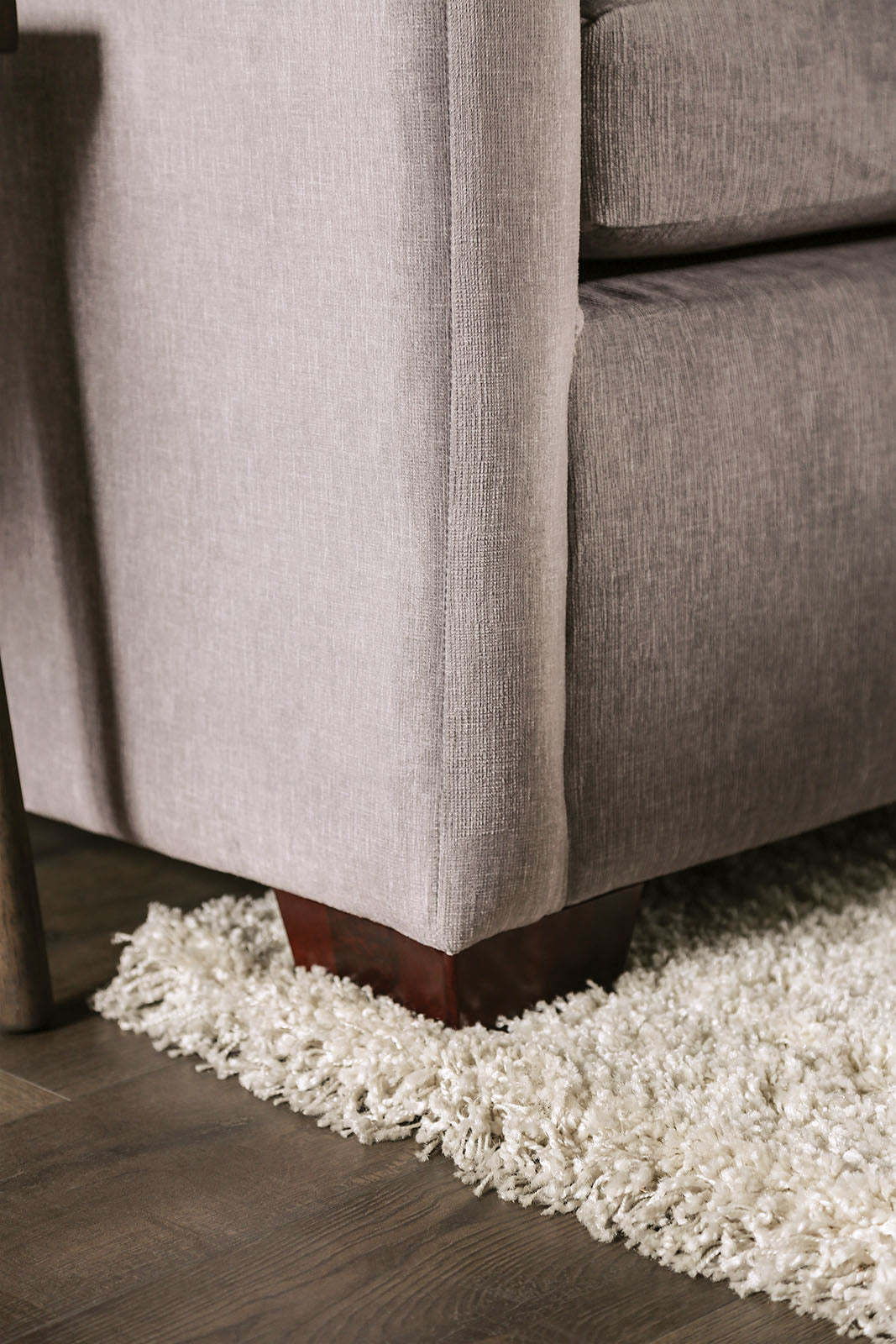 Cramlington Light Gray Sectional by Furniture of America at Eve Furniture