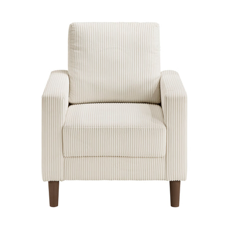 Crandall Beige Chair by Homelegance at Eve Furniture