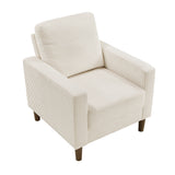 Crandall Beige Chair by Homelegance at Eve Furniture