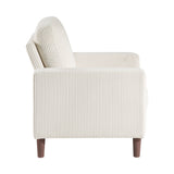 Crandall Beige Chair by Homelegance at Eve Furniture