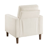 Crandall Beige Chair by Homelegance at Eve Furniture