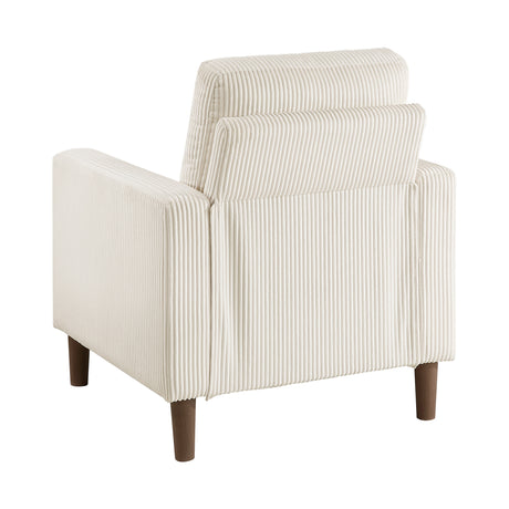 Crandall Beige Chair by Homelegance at Eve Furniture