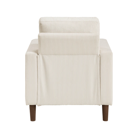 Crandall Beige Chair by Homelegance at Eve Furniture