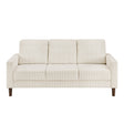 Crandall Beige Sofa by Homelegance at Eve Furniture