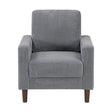 Crandall Gray Chair by Homelegance at Eve Furniture