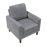 Crandall Gray Chair by Homelegance at Eve Furniture