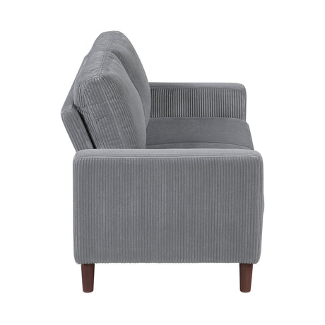 Crandall Gray Loveseat by Homelegance at Eve Furniture