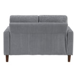 Crandall Gray Loveseat by Homelegance at Eve Furniture