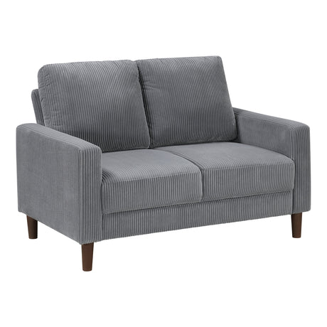 Crandall Gray Loveseat by Homelegance at Eve Furniture