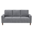 Crandall Gray Sofa by Homelegance at Eve Furniture
