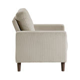 Crandall Taupe Chair by Homelegance at Eve Furniture