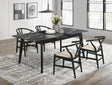 Crestmont Black 5-Piece Dining Set with Extension Leaf by Coaster at Eve Furniture