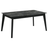 Crestmont Black 7-Piece Dining Set with Extension Leaf by Coaster at Eve Furniture