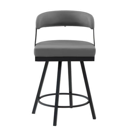 Crowley Gray Swivel Counter Height Chair, Set of 2 by Homelegance at Eve Furniture