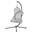 Crush Light Gray Swing Chair by Furniture of America at Eve Furniture