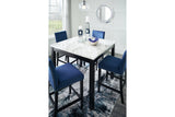 Cranderlyn Blue/White 5-Piece Counter Height Set