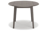 Shullden Gray Dining Table and 4 Chairs