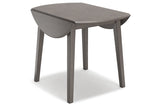 Shullden Gray Dining Table and 4 Chairs