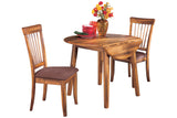 Berringer Rustic Brown Dining Table and 2 Chairs