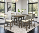 Seville 7-Piece Counter Height Dining Room Set by Happy Homes at Eve Furniture