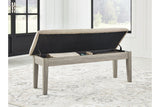 Parellen Beige/Gray 48" Bench