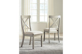 Parellen Gray Dining Table and 4 Chairs