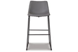 Centiar Gray Pub Height Barstool, Set of 2