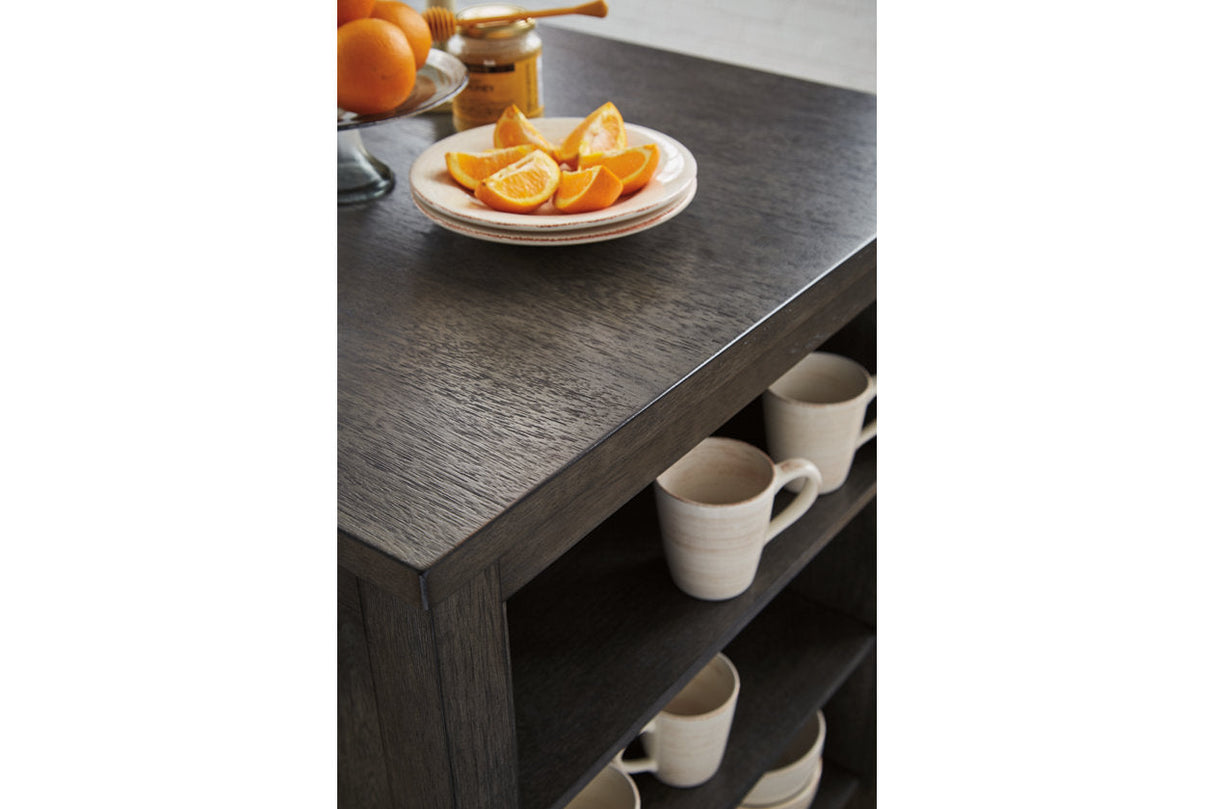 Caitbrook Gray 3-Piece Counter Height Set