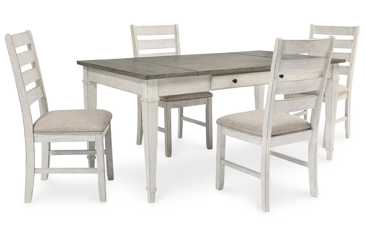 Skempton Two-tone Dining Table and 4 Chairs