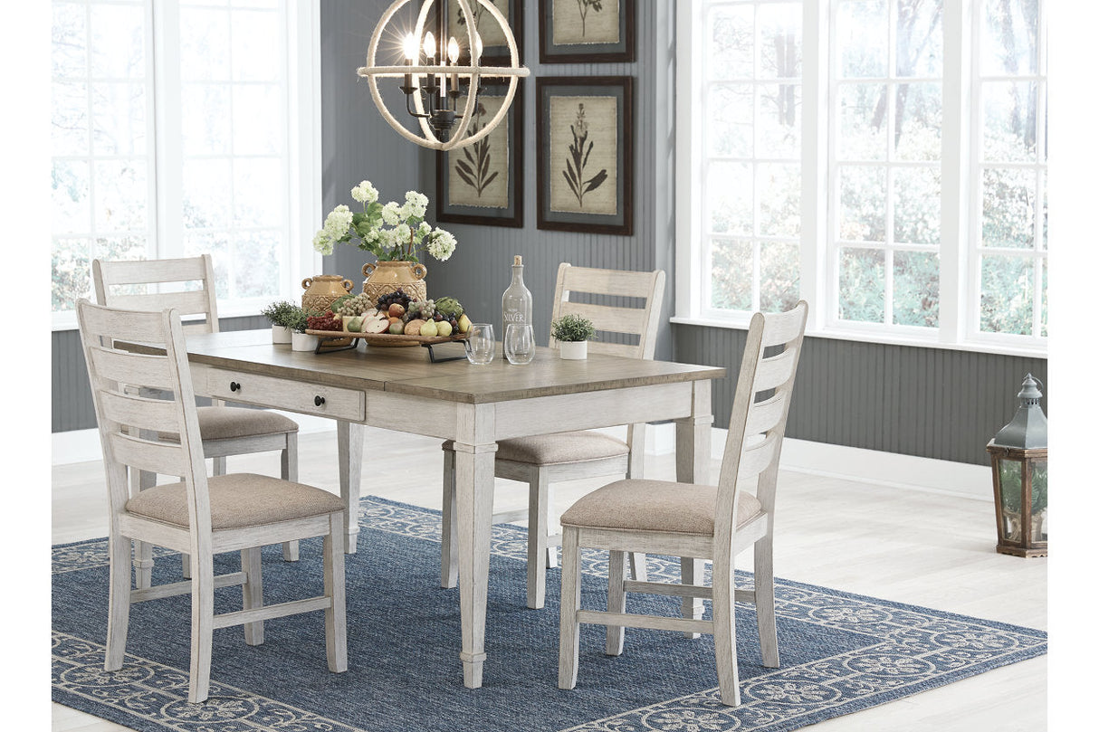 Skempton Two-tone Dining Table and 4 Chairs