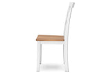 Gesthaven Natural/White Dining Table and 2 Chairs