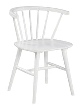 Grannen White 5-Piece Round Dining Set