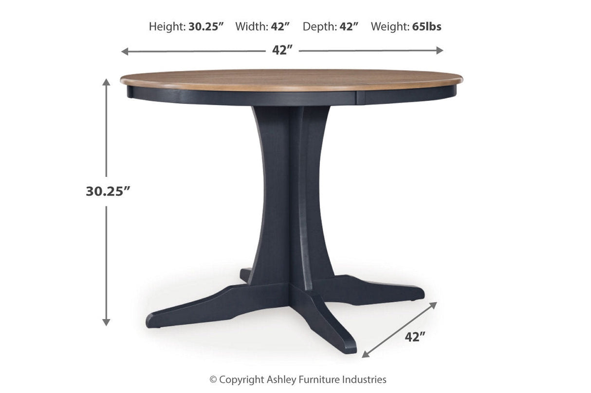 Landocken  Dining Table and 4 Chairs