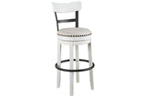 Valebeck White Bar Height Barstool